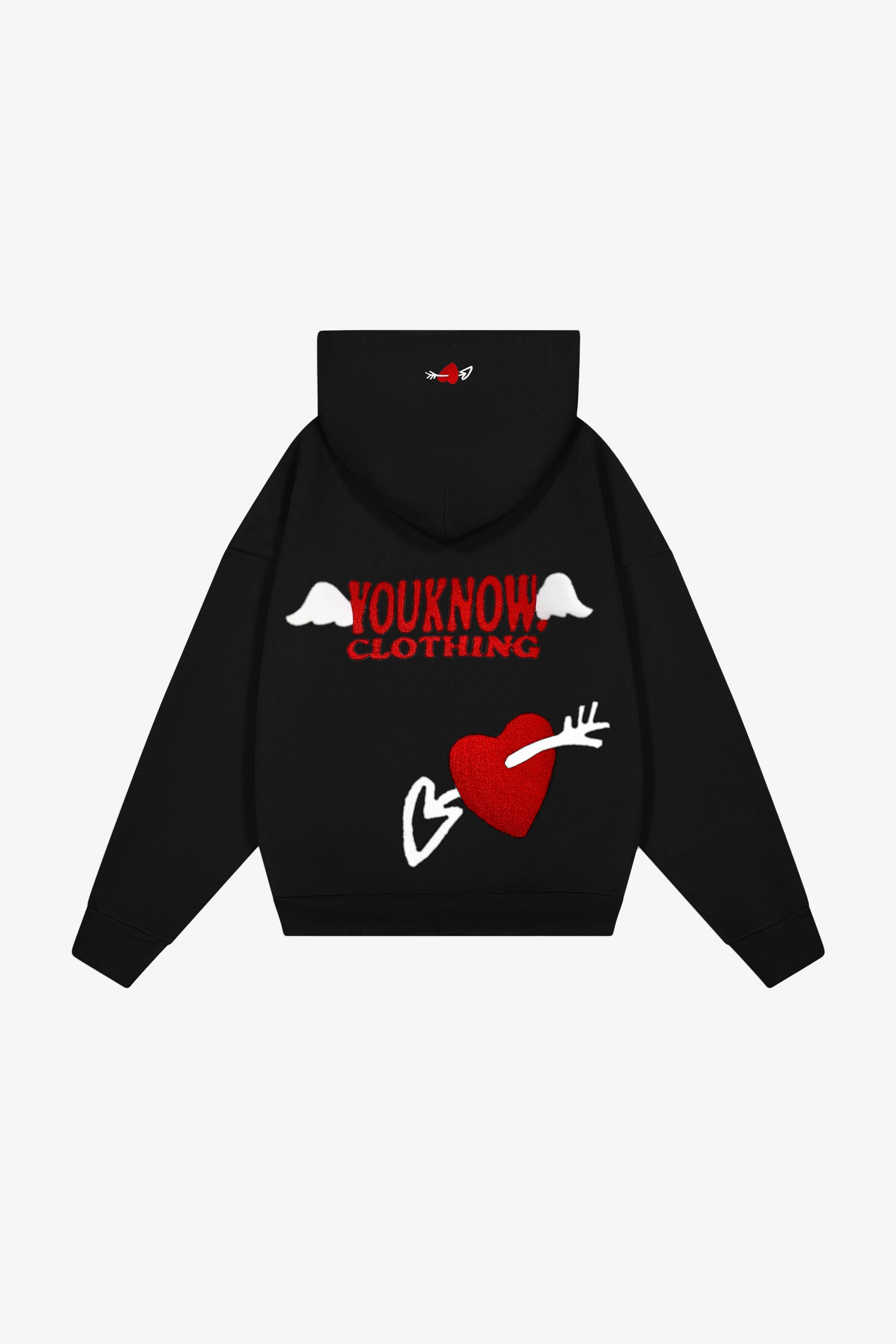 EVERYDAY LOVE HOODIE | Black Bohemian style