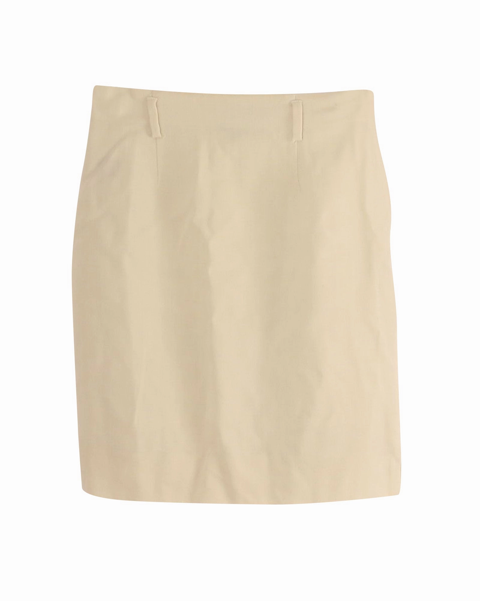 Ralph Lauren Pencil Skirt in Cream Wool Comfort Innovation
