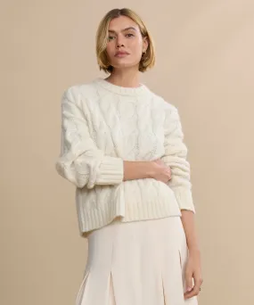 Chill Vibe Cable Serena Crewneck