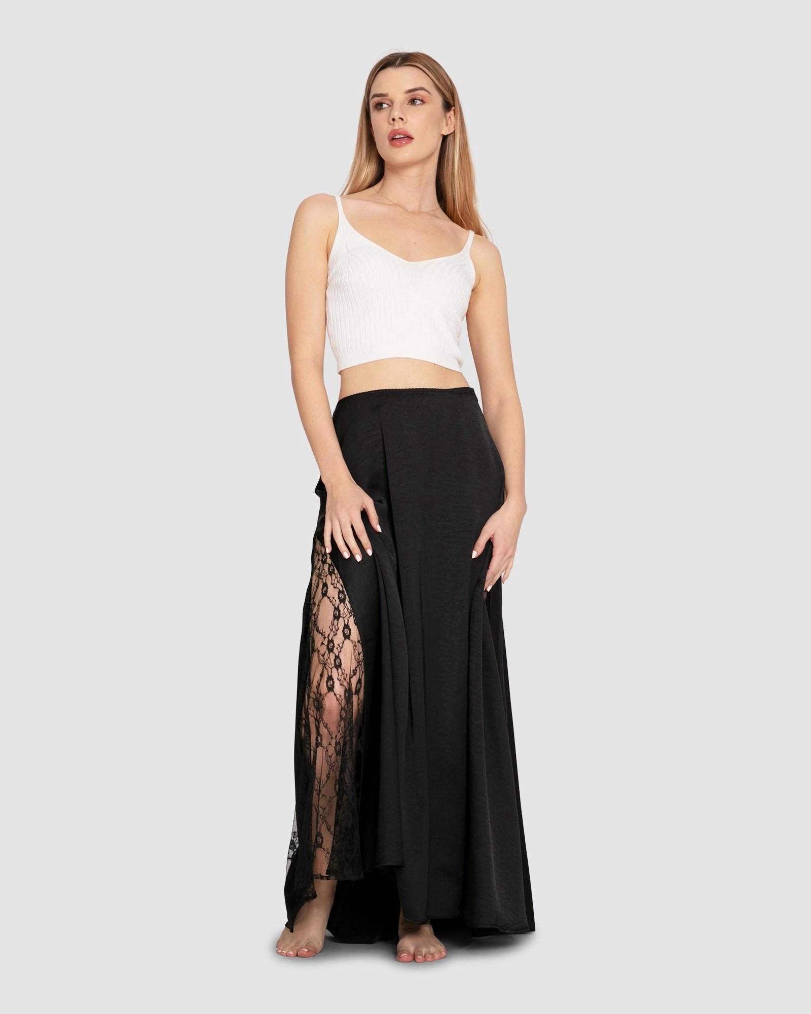 Aesthetic Fit Fitted Cut California Dreamin' Maxi Skirt