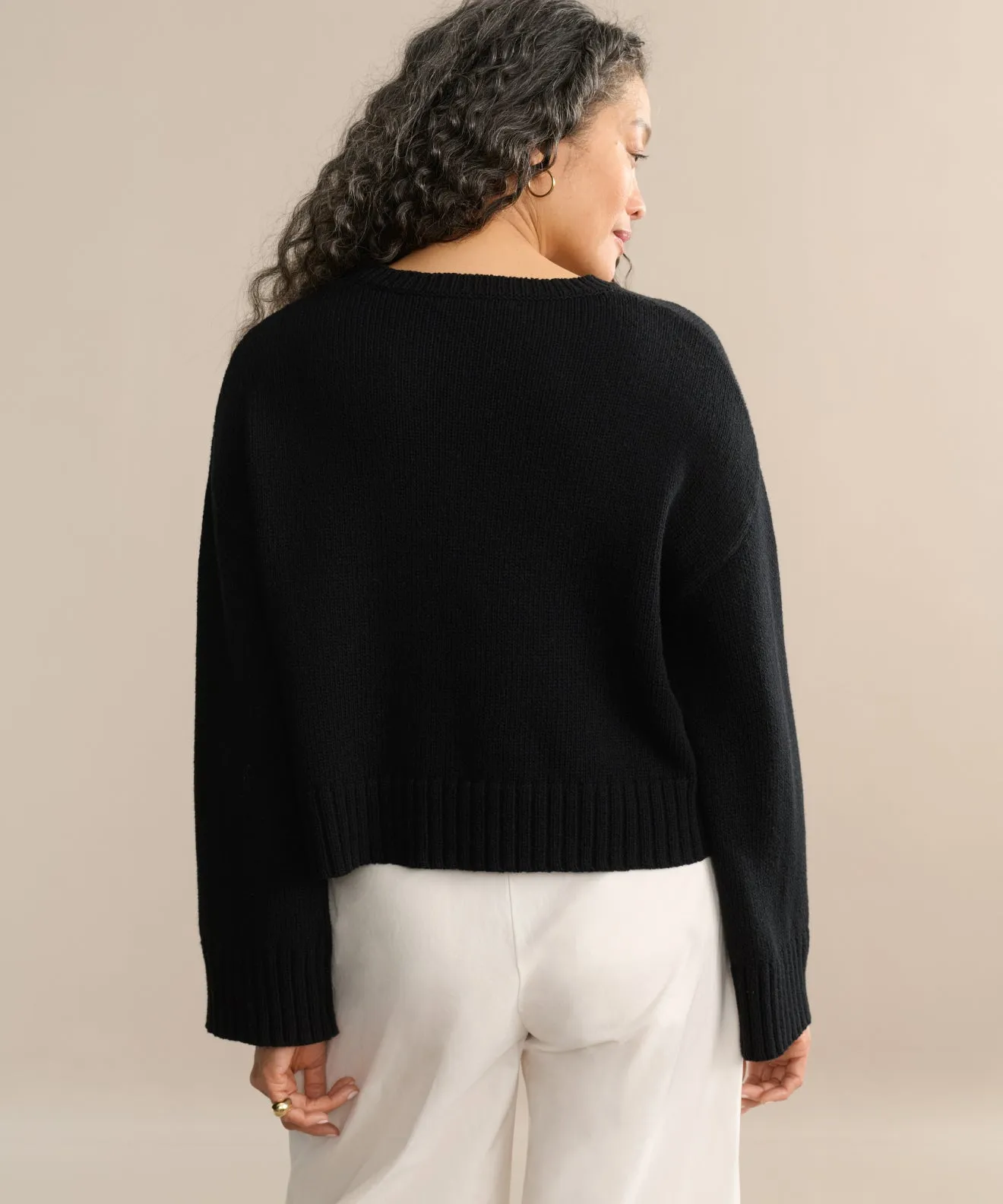 Cameron Crewneck Reinforced Edging