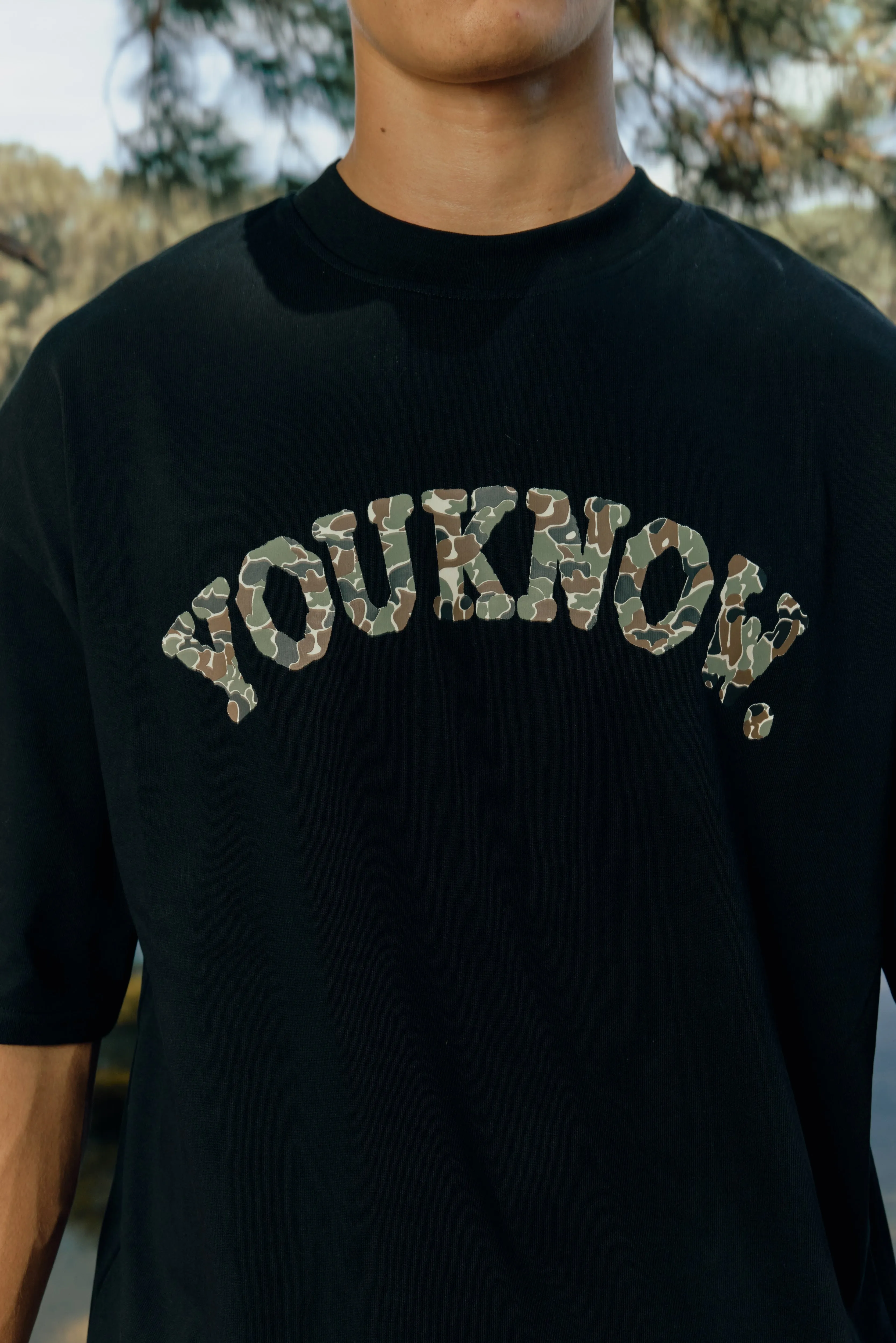CAMO TEE | Black Comfy Design Modern Style