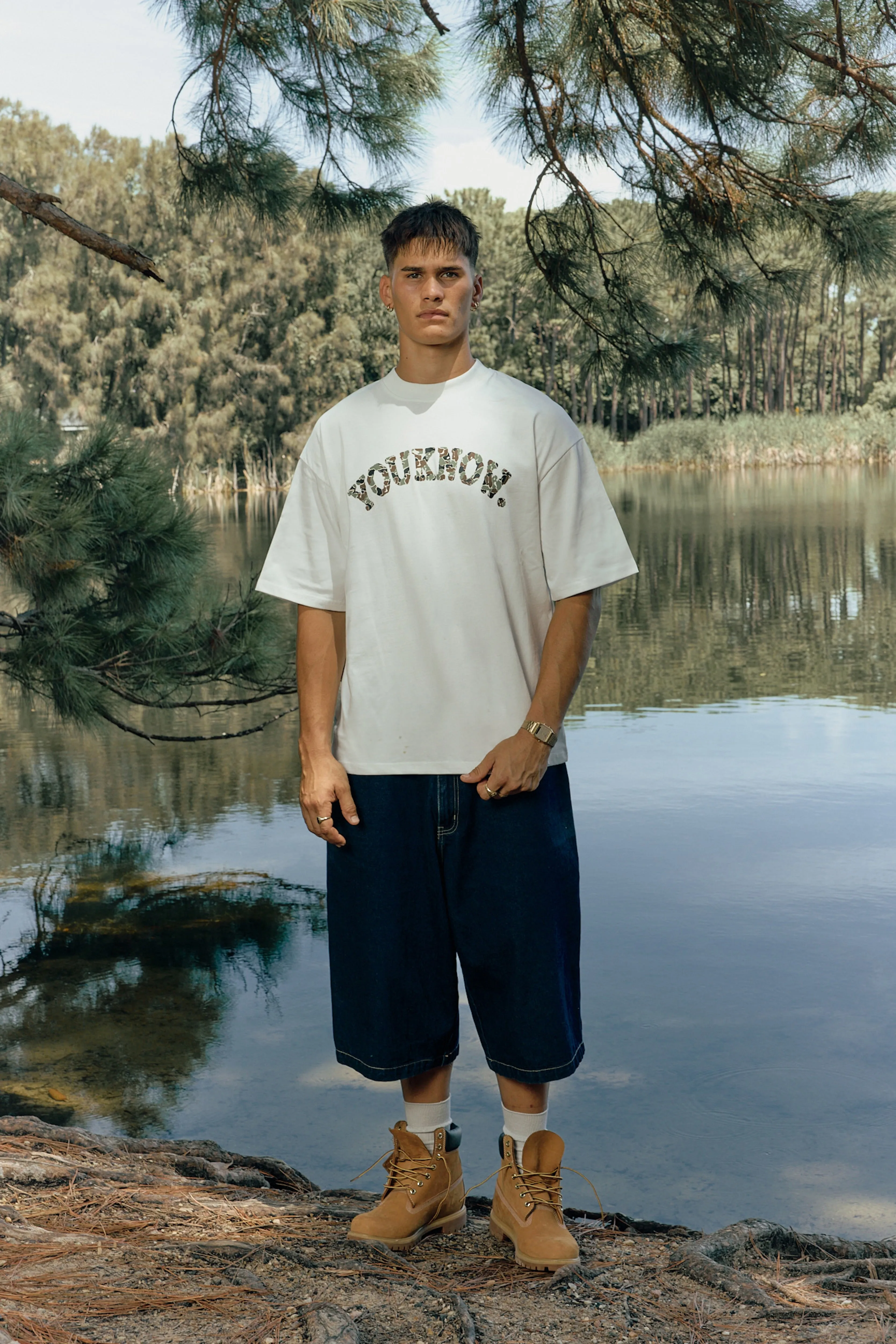 CAMO TEE | White Casual Vibes