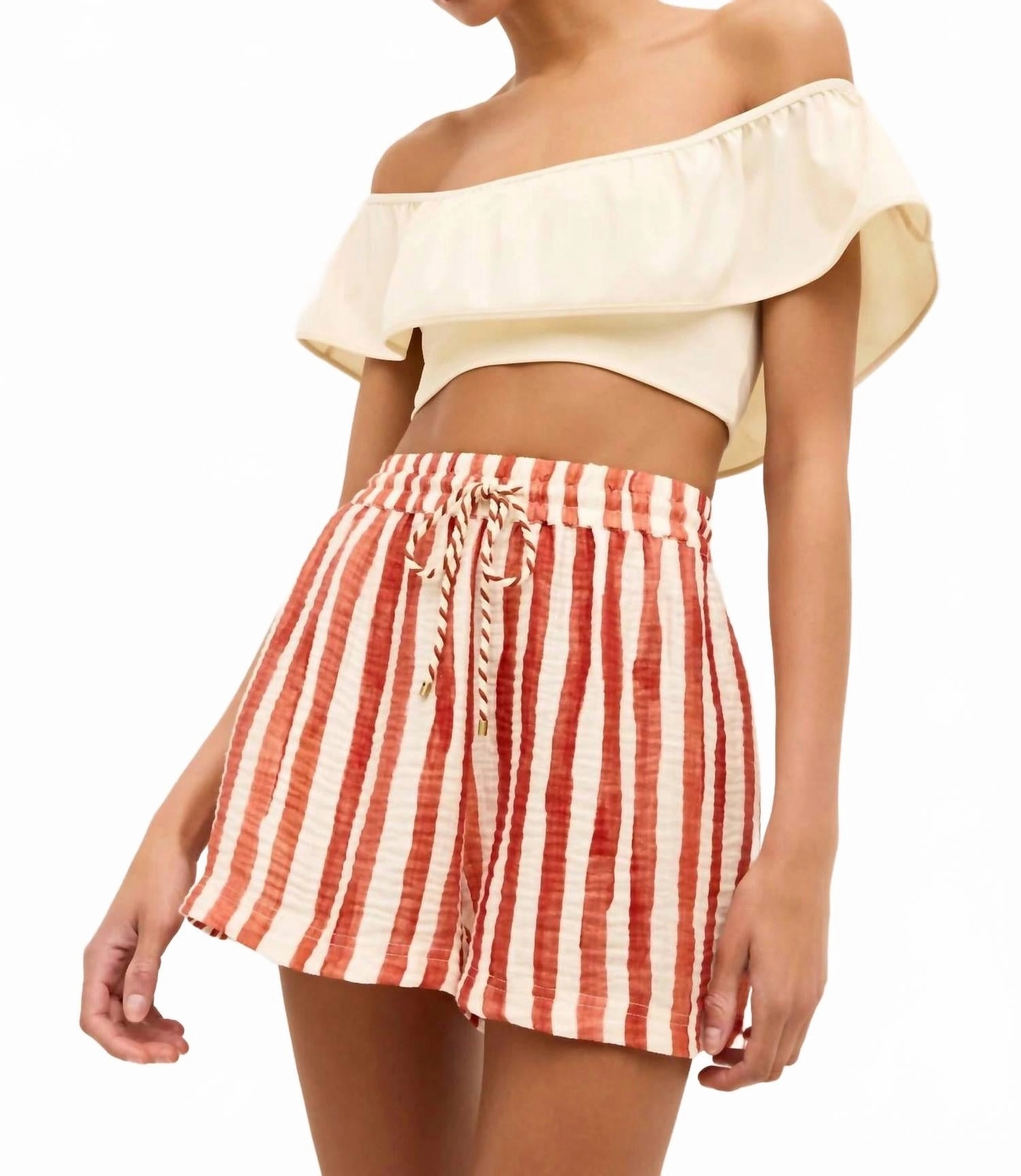 muted colors Ana Beach Short In Tierra