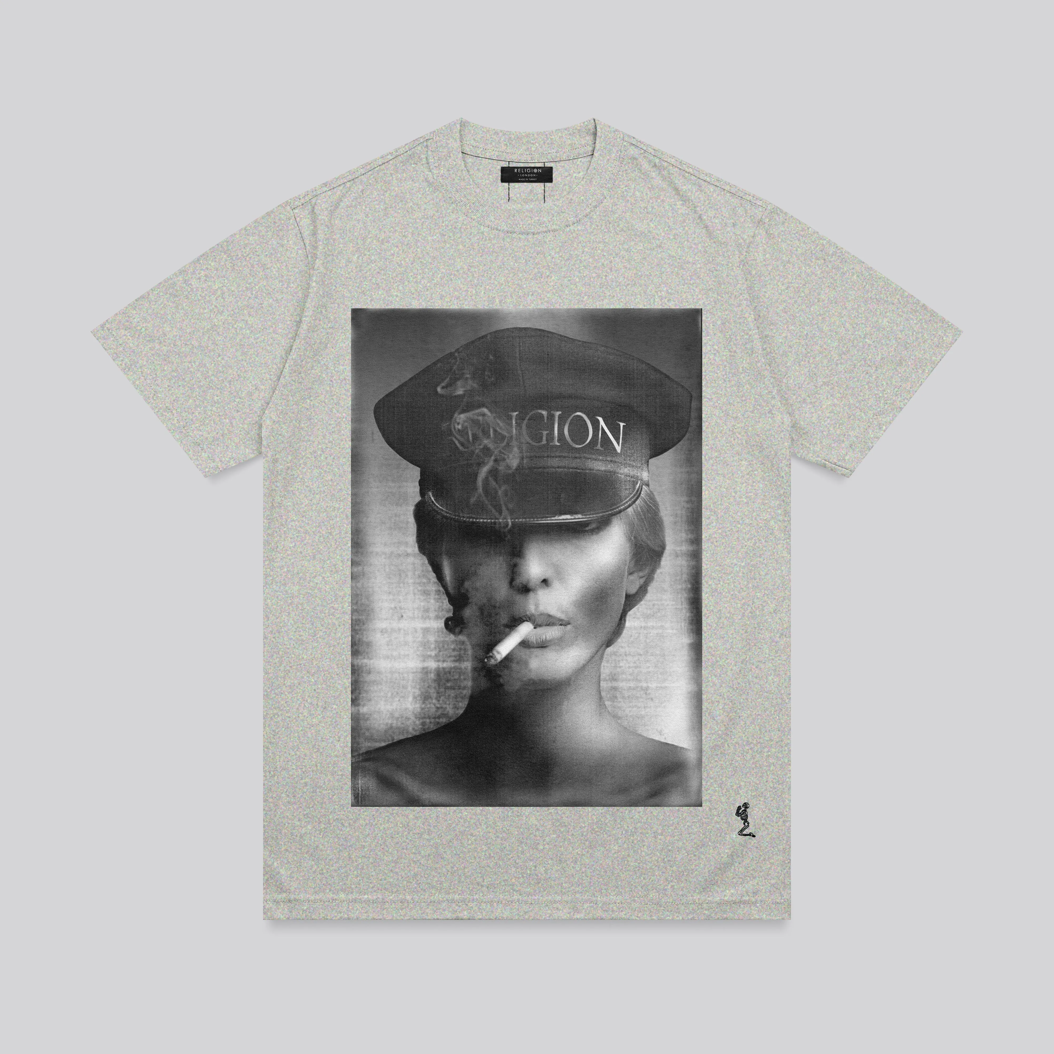 Essential Fit CAPTAIN T-SHIRT GREY MARL