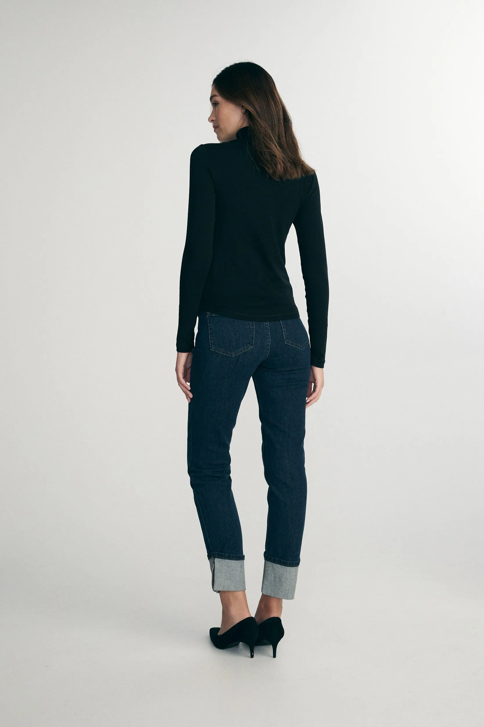 UPF Rated Fabric Stretch turtleneck