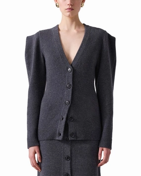 Ultimate Layer Winter Comfort Carolina Herrera V-Neck Wool & Cashmere-Blend Cardigan