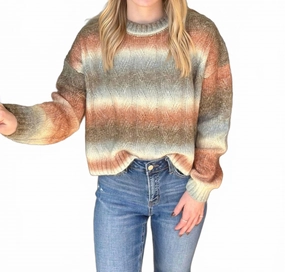 Caroline Sweater In Coral Moisture Wicking Technology