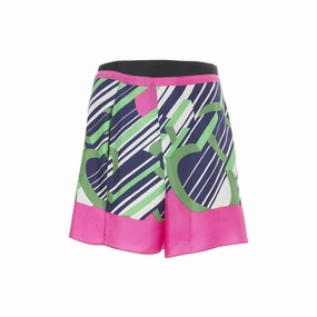 Carven monogram print short dancewear
