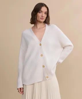 Cashmere Cocoon Cardigan Odor Resistant AntiSnag Surface