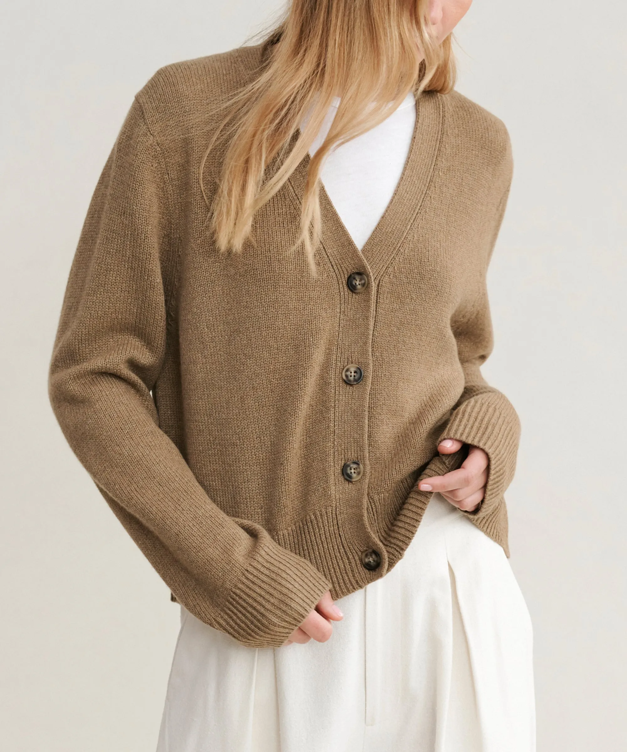 Everyday Comfort Relaxed Layer Cashmere Colette Cardigan