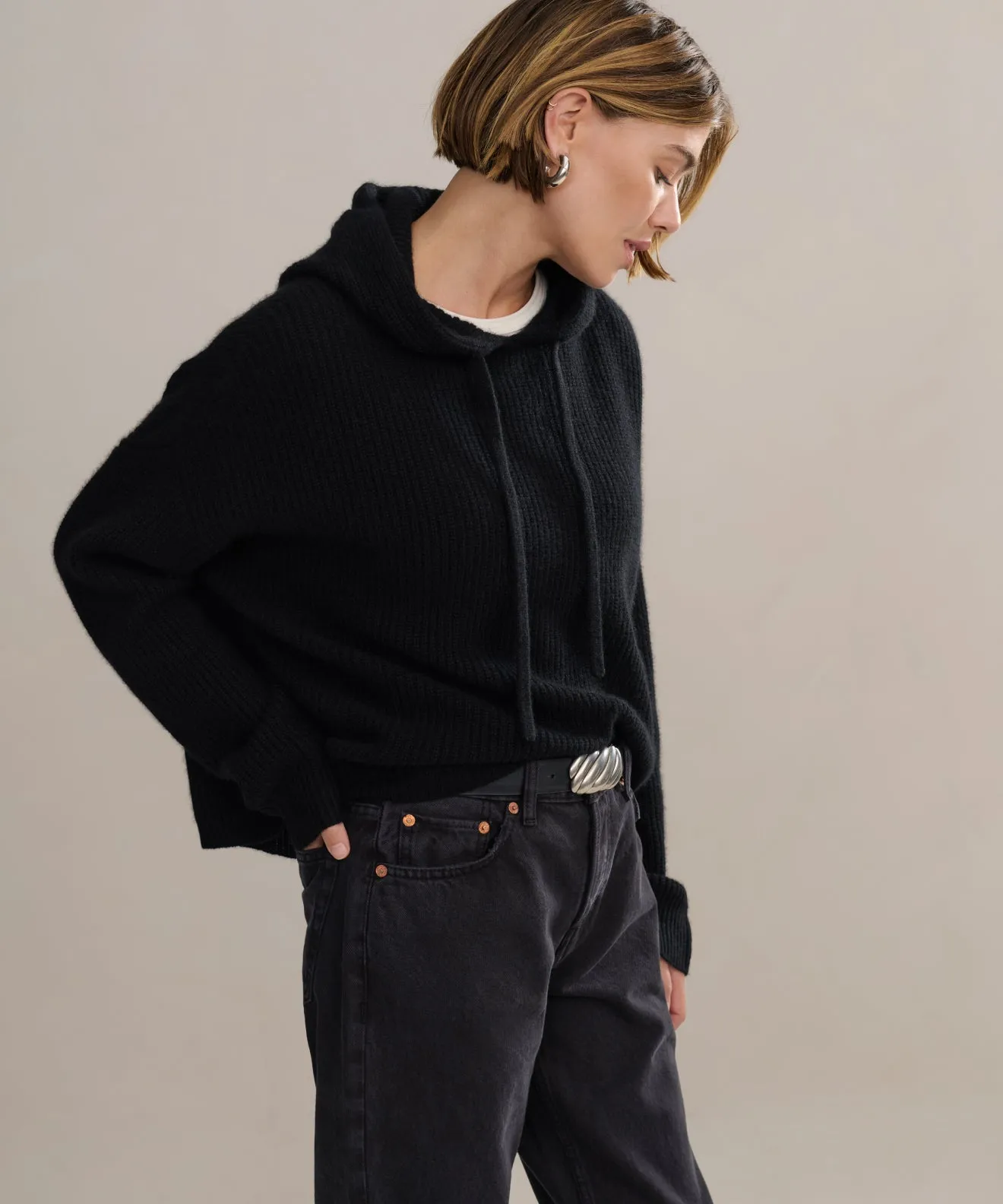 Modern Warmth Cashmere Fisherman Hoodie
