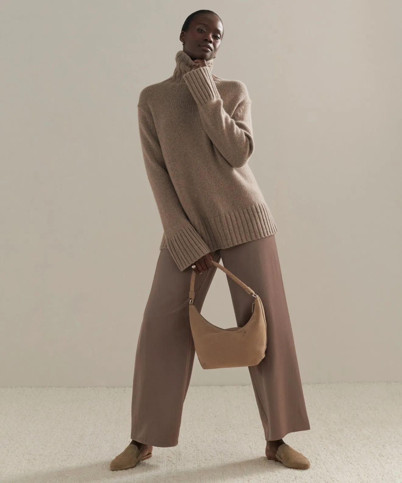 Cashmere Jet Turtleneck Weekend Ready