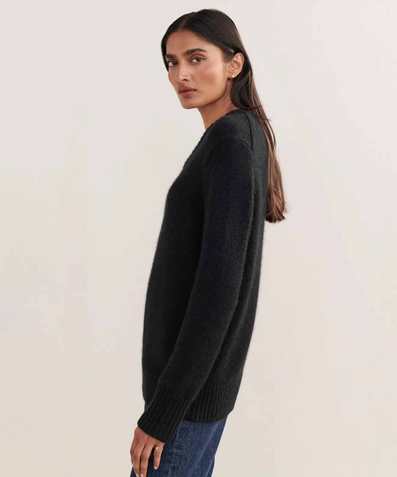 Cashmere Kate V-Neck Anti Pilling Airflow channels