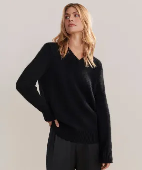 Cashmere Kate V-Neck Simple Comforted