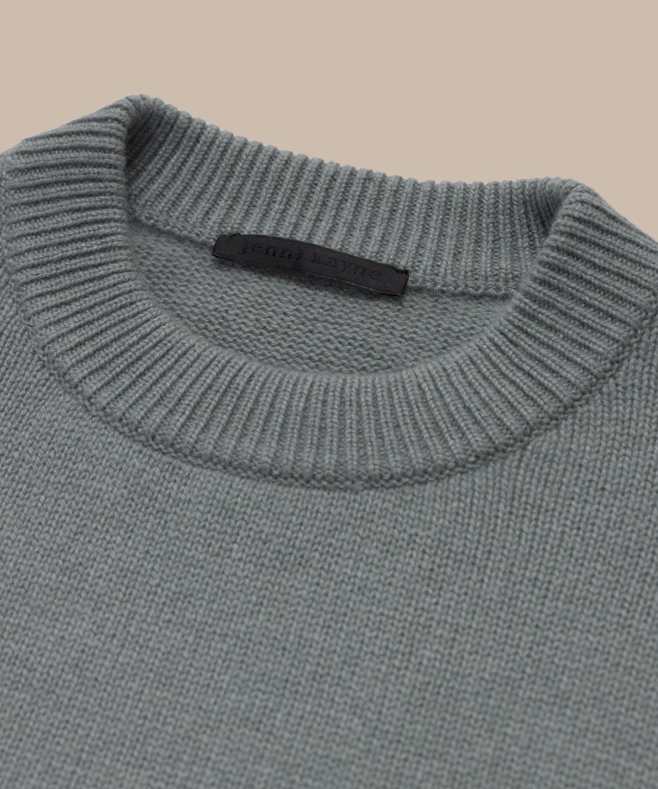 Cashmere Oversized Crewneck Neutral palette