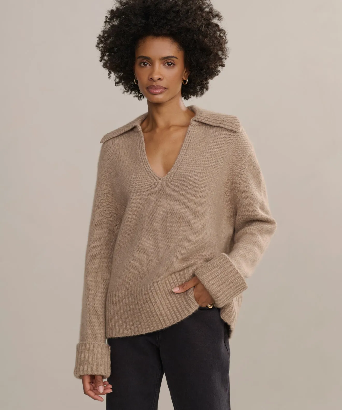 Wardrobe Must Cashmere Phoebe Polo