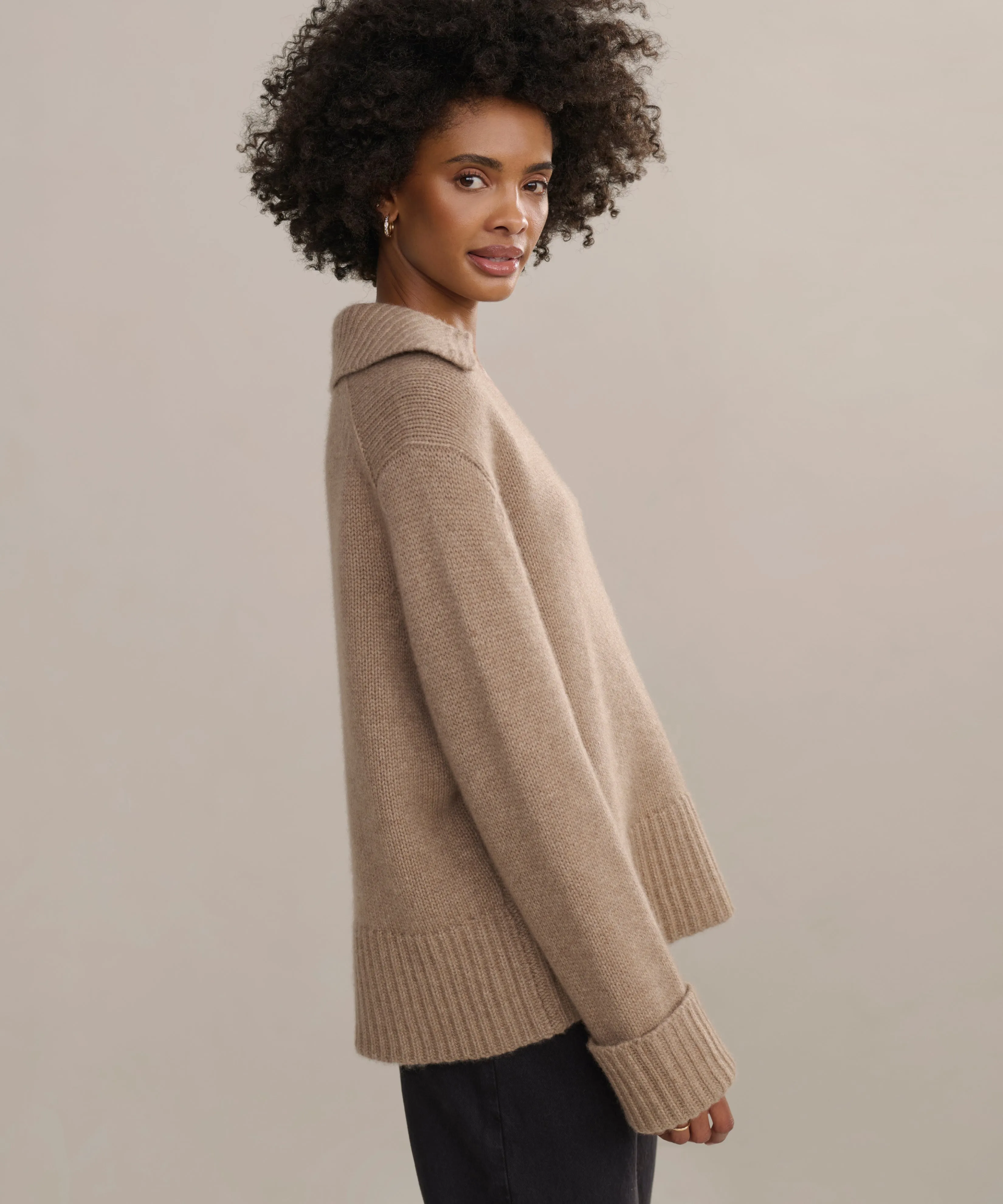 Cashmere Phoebe Polo Snug Style