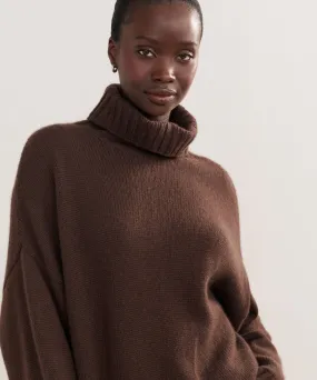 All Day Wear Hypoallergenic Fiber Cashmere Porter Turtleneck