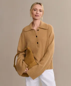 Cashmere Stevie Polo EcoFriendly Material Blend UV Protection