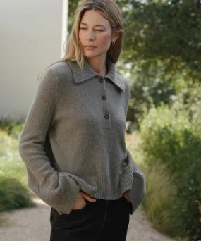 Moisture Wicking Yarn Cashmere Stevie Polo
