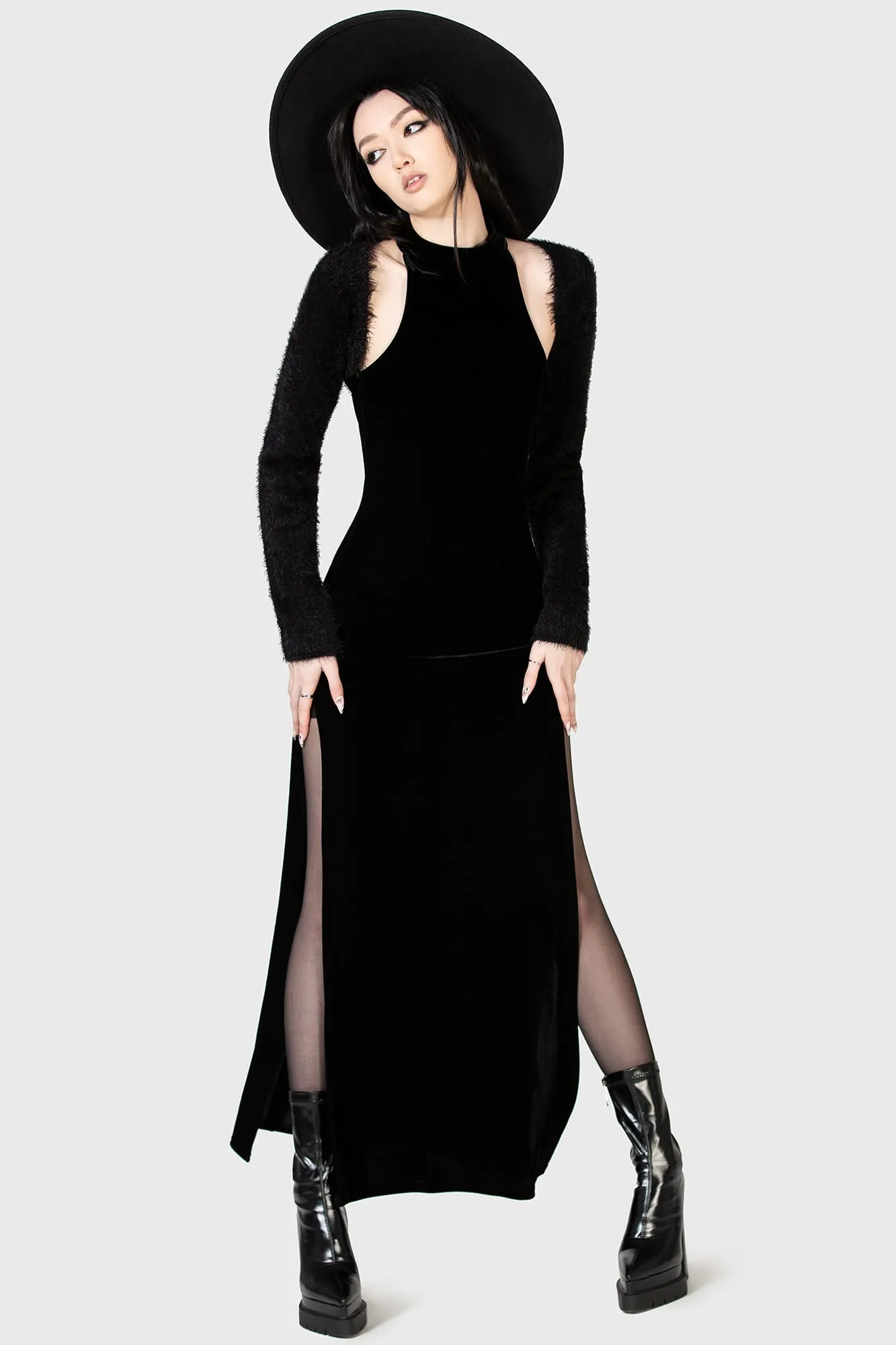 Cozy Balance Castella Maxi Dress