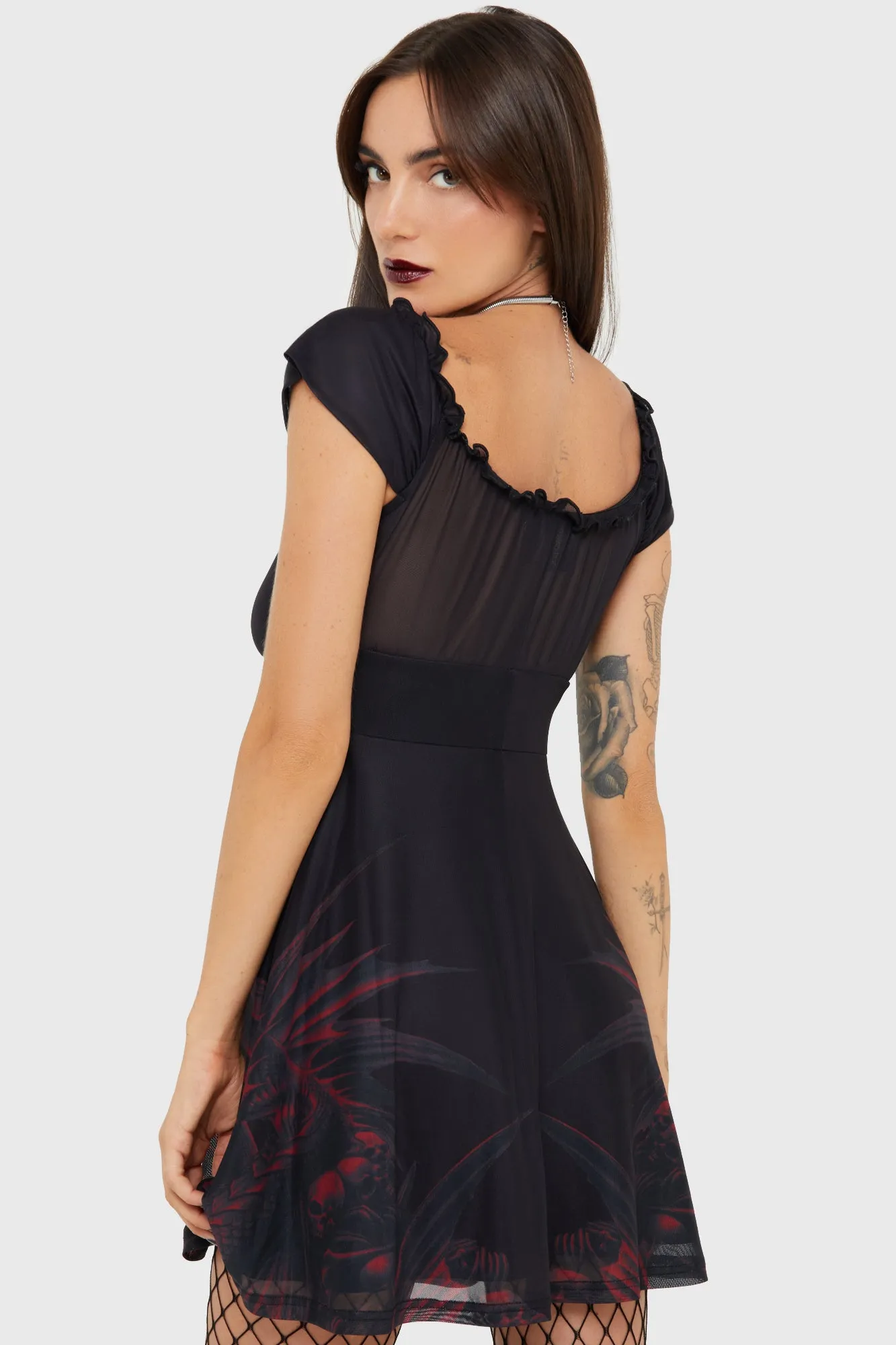 Atargatis Mini Dress Shade Glow