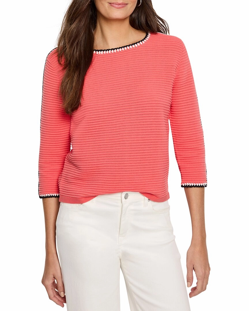 NIC ZOE Ottoman Stitched Sweater Timeless Style