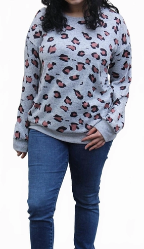 Simple Cozy Stunning In Spots Top In Multi