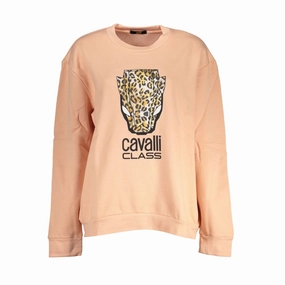 Cavalli Class Elegant Fleece Crew Neck Women's Sweater Cozy Knit Style