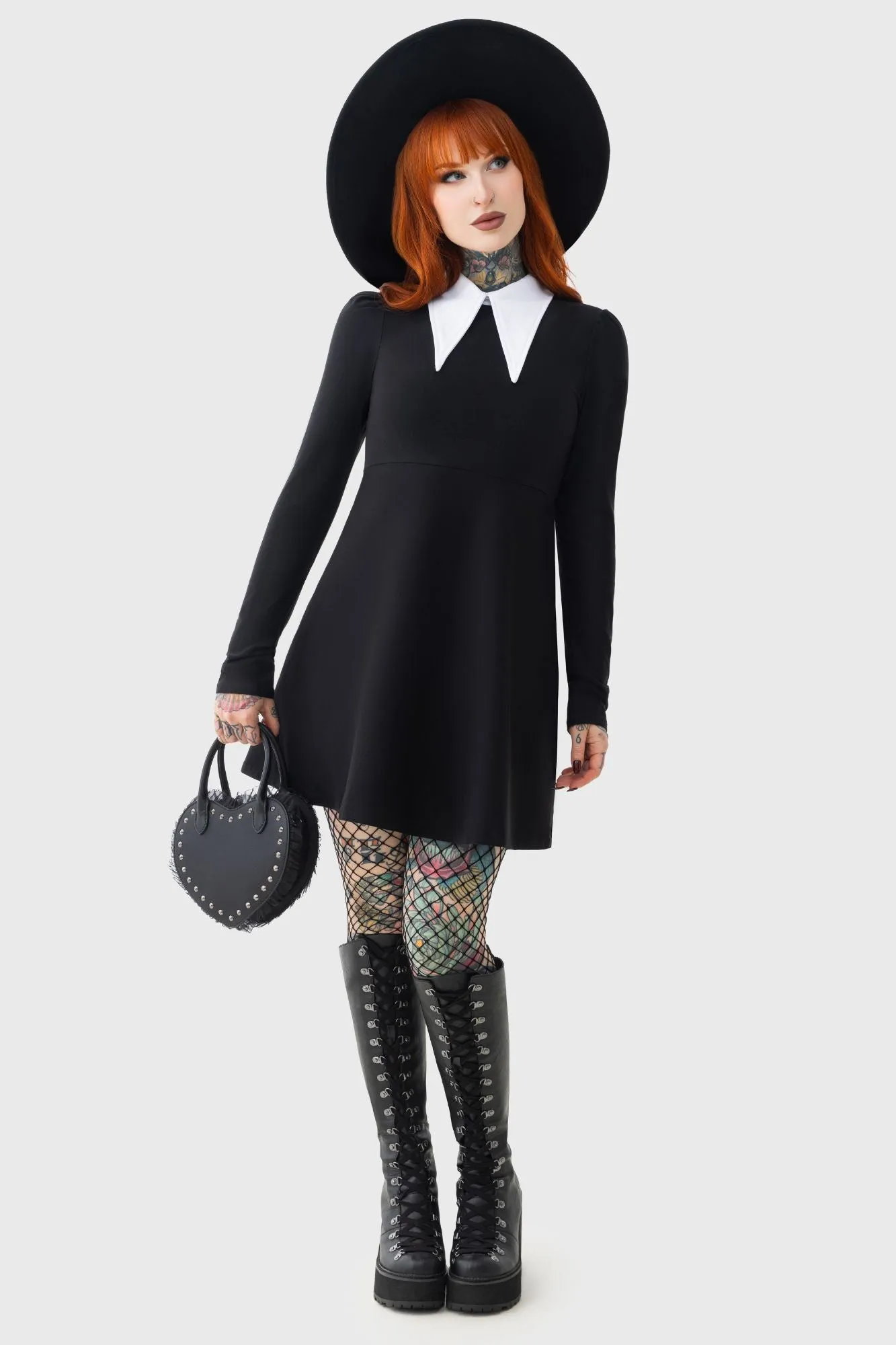 Fresh Combo Effortless Piece Cathedral Skater Dress