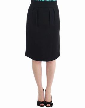 Cozy Movement Cavalli Elegant  Wool Pencil Women's Skirt