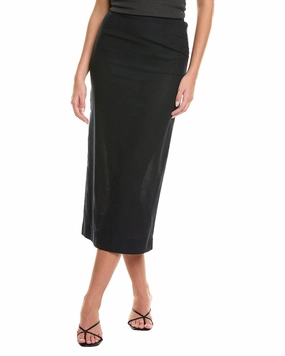 Semi Sheer tech fabric CELESTINE SEI Maxi Skirt