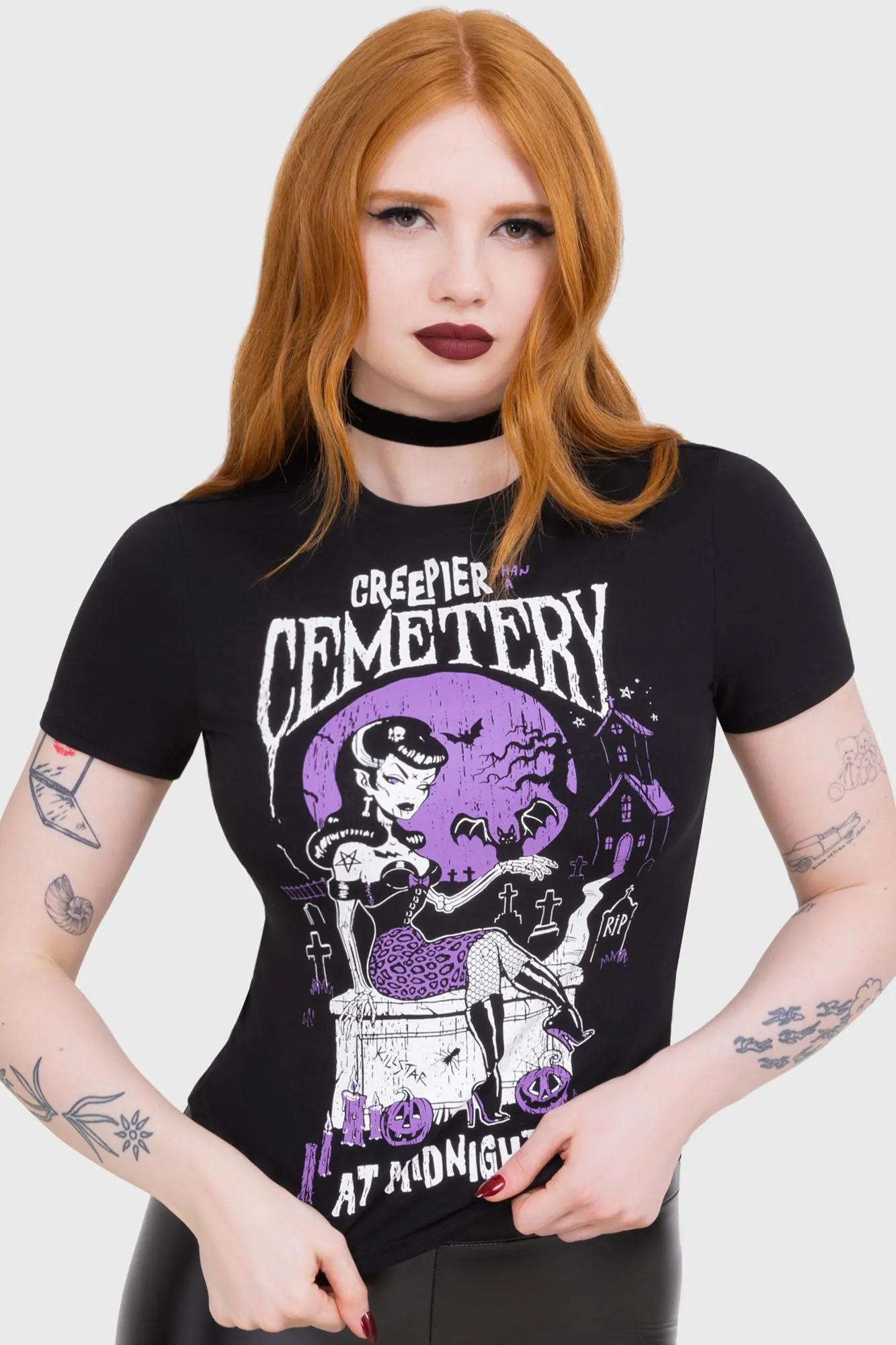 Cemetery T-Shirt FadeResistantPrint