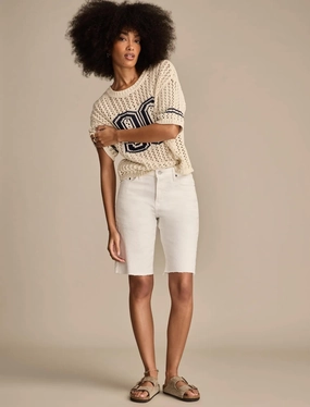 Lucky Brand Women's Loose Bermuda Short Light Wear Versatile Layering