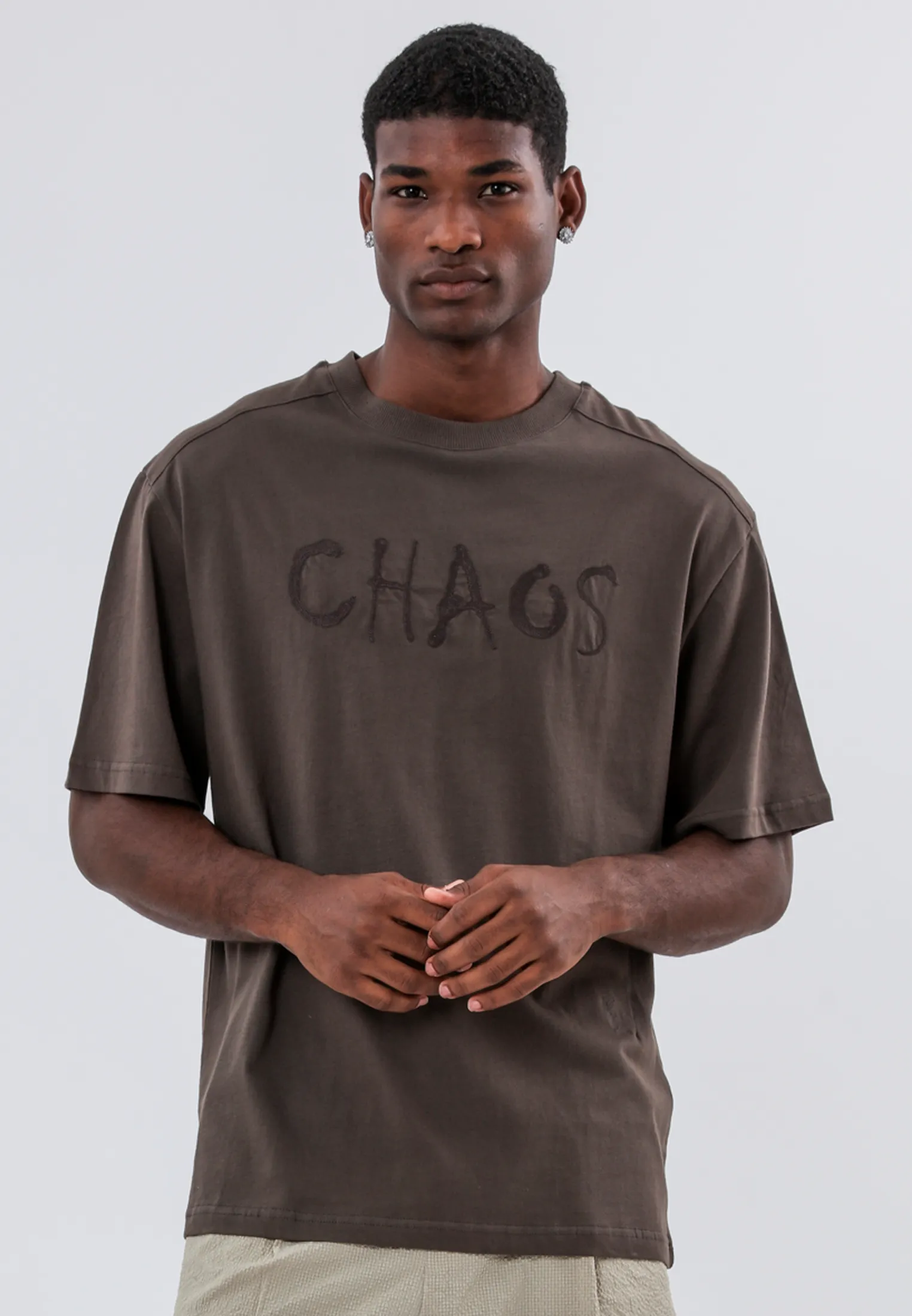 Premium Comfort Casual Comfort CHAOS T-SHIRT DESERT TAUPE