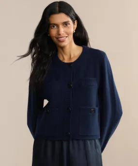 DoubleLayered Collar Charlotte Cardigan