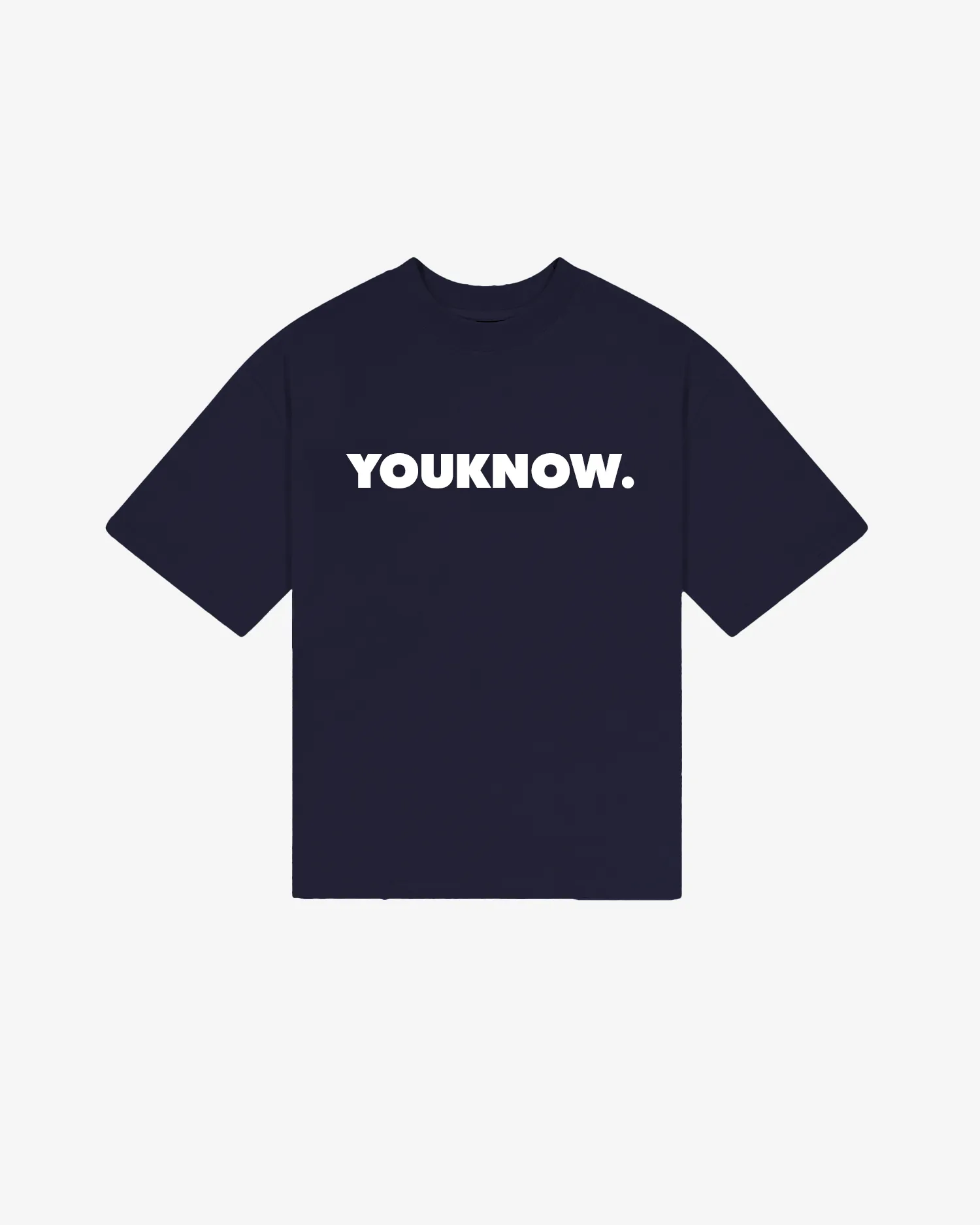 Comfortable and Chic LowImpactDye BLOCK TEE | Navy