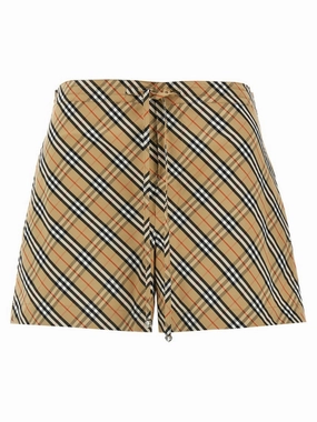 Summer Wear Fade Resistant Dye Check' Shorts