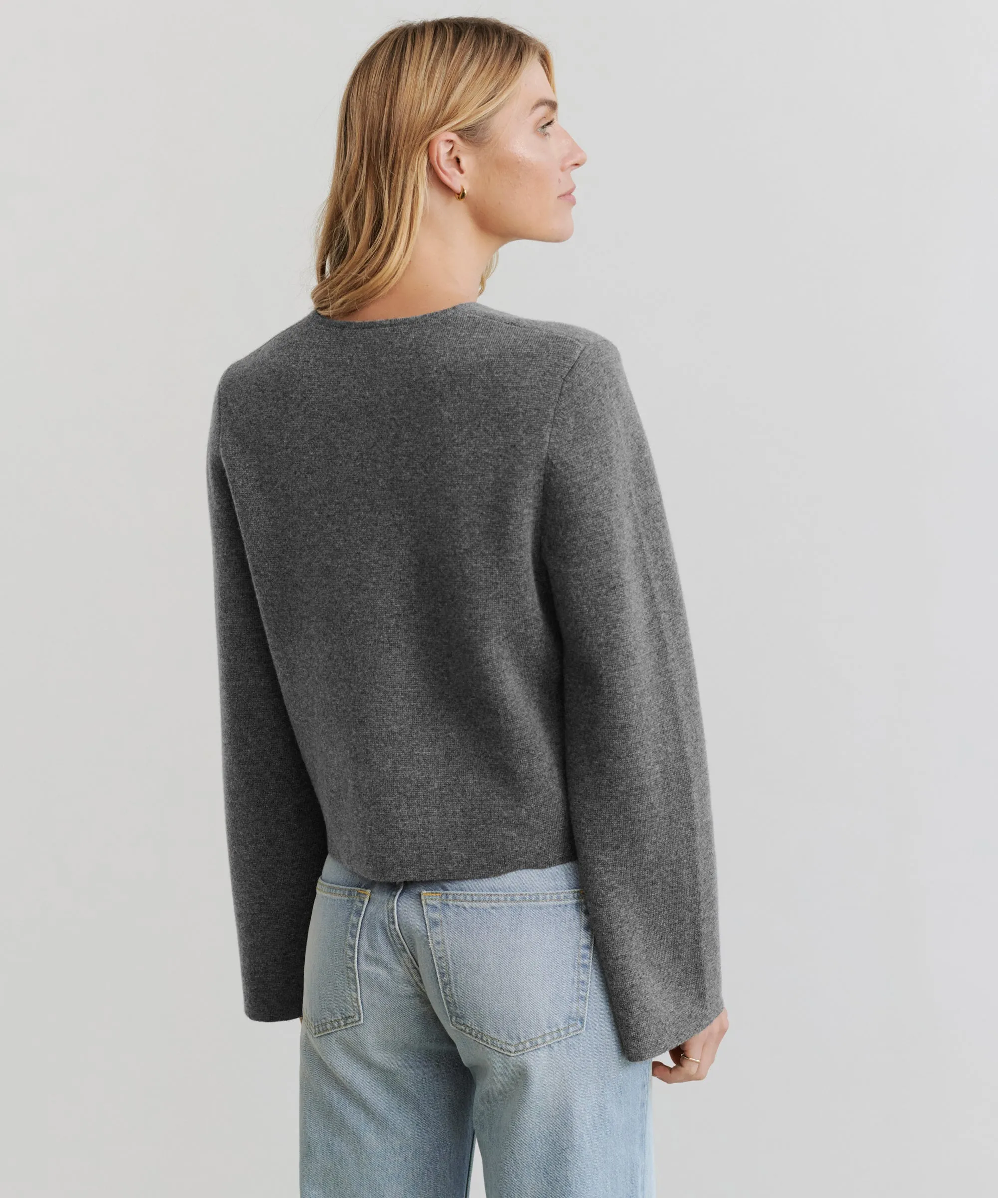 Tubular Knit Method Light Weight Chelsea Cardigan