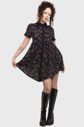 Light Finish The Gremlins Are Coming Shirt Dress