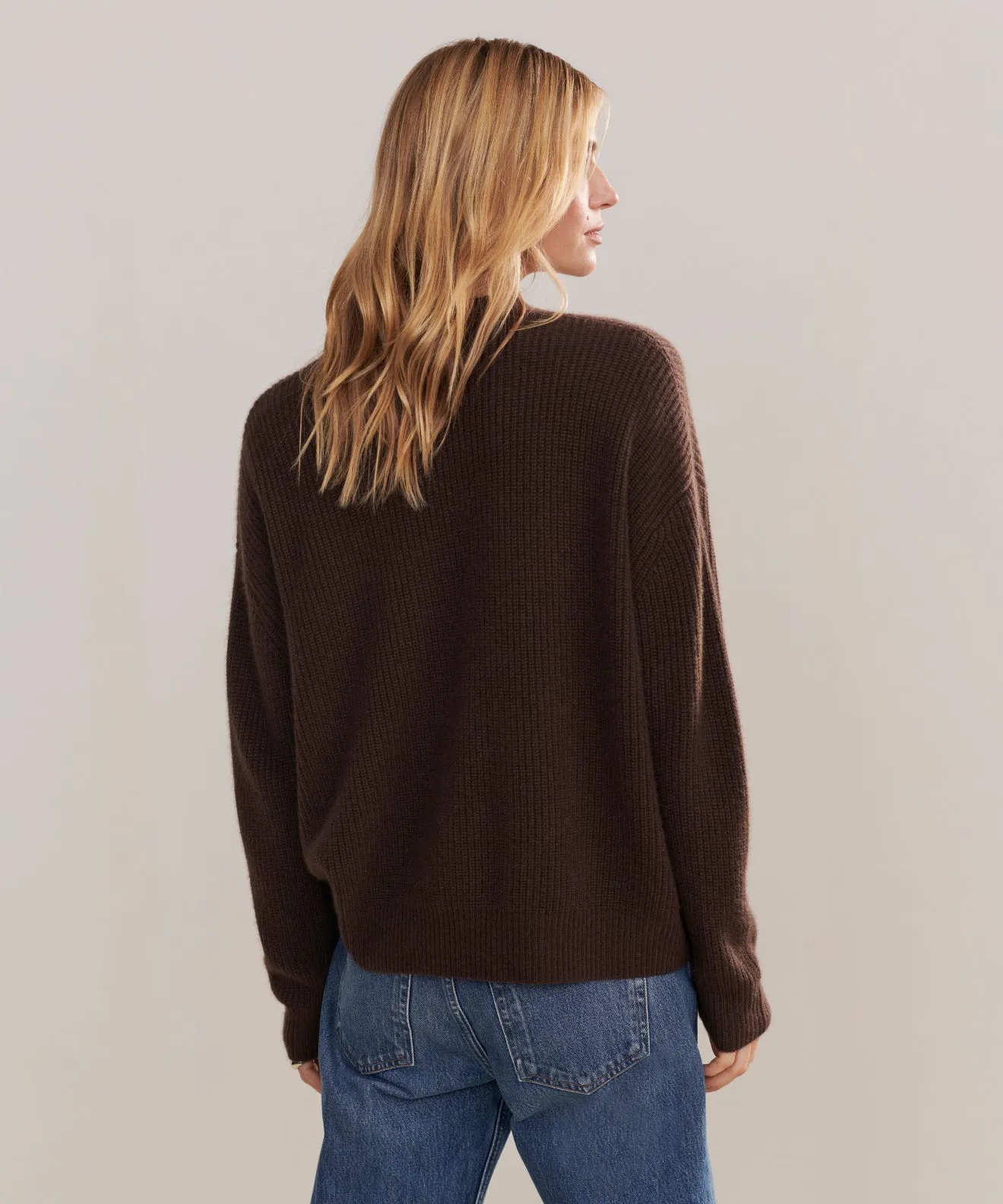 Cropped Cashmere Cocoon Cardigan MultiDirectional Flexibility Fall Favorites