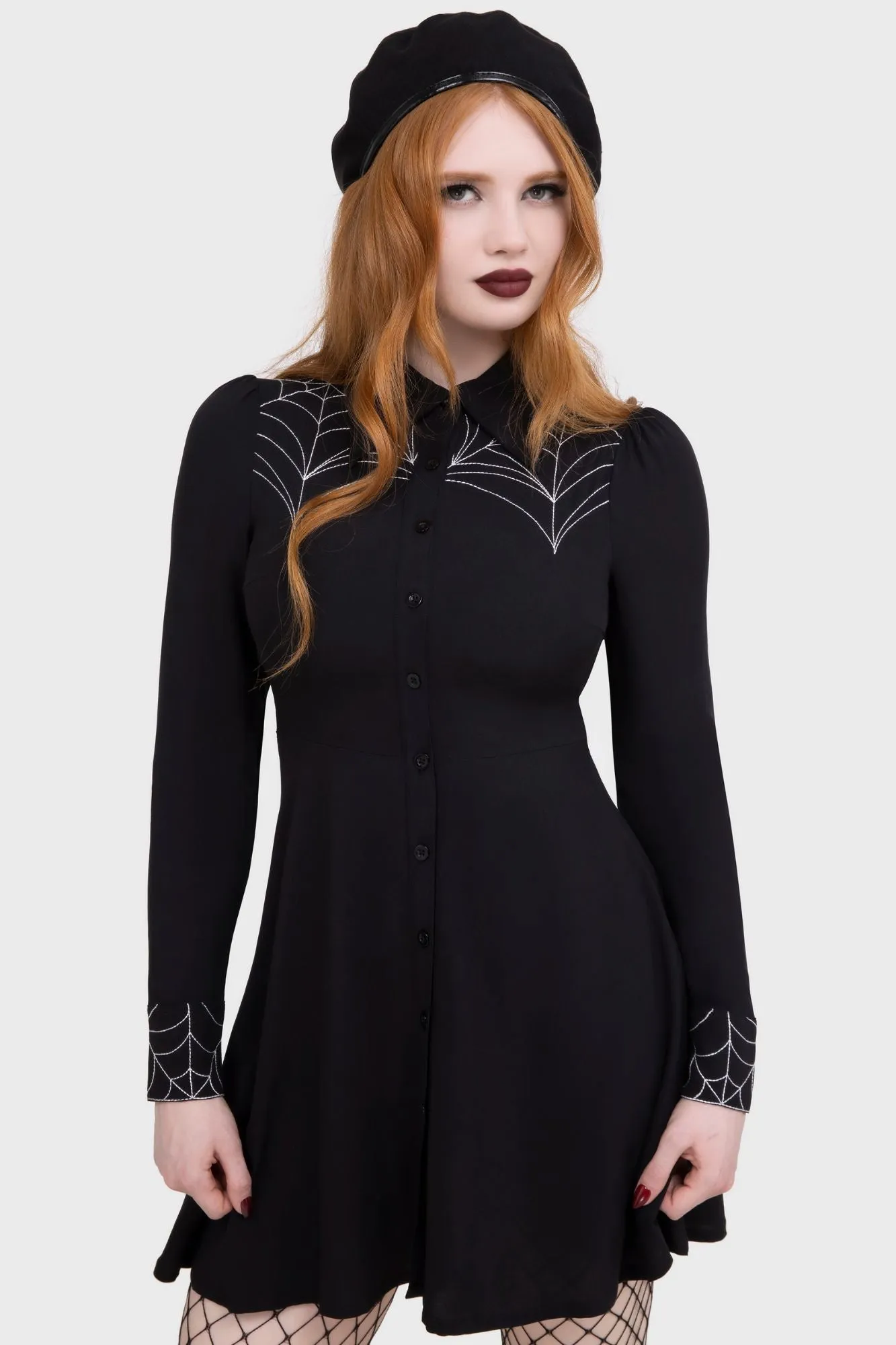 Spider Swinger Dress Delicate Edge Smooth Mood
