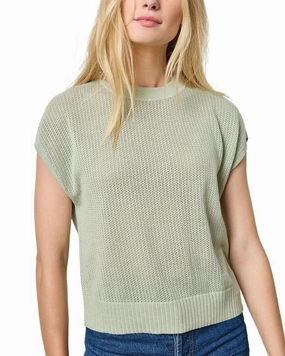 Fashionable Knit Comfortable Wear Lilla P Crewneck Sweater