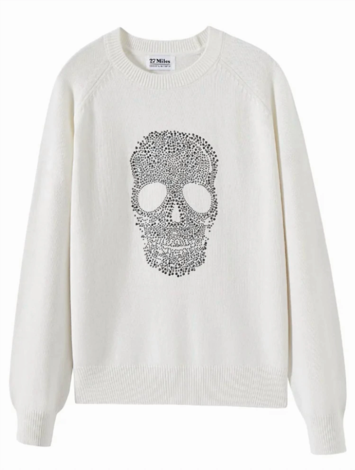 Flexible Waistband Clio Sweater In Cloud