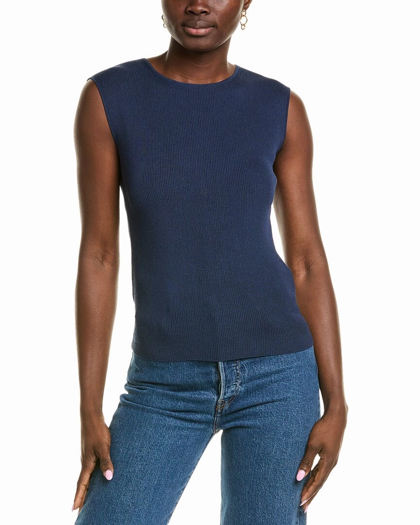 Snug Knit Effortless knitwear Lafayette 148 New York Silk-Blend Sweater