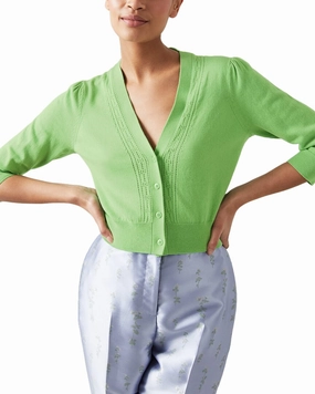 V neck Colorfast Dye Method LK Bennett Leonora Wool-Blend Cardigan