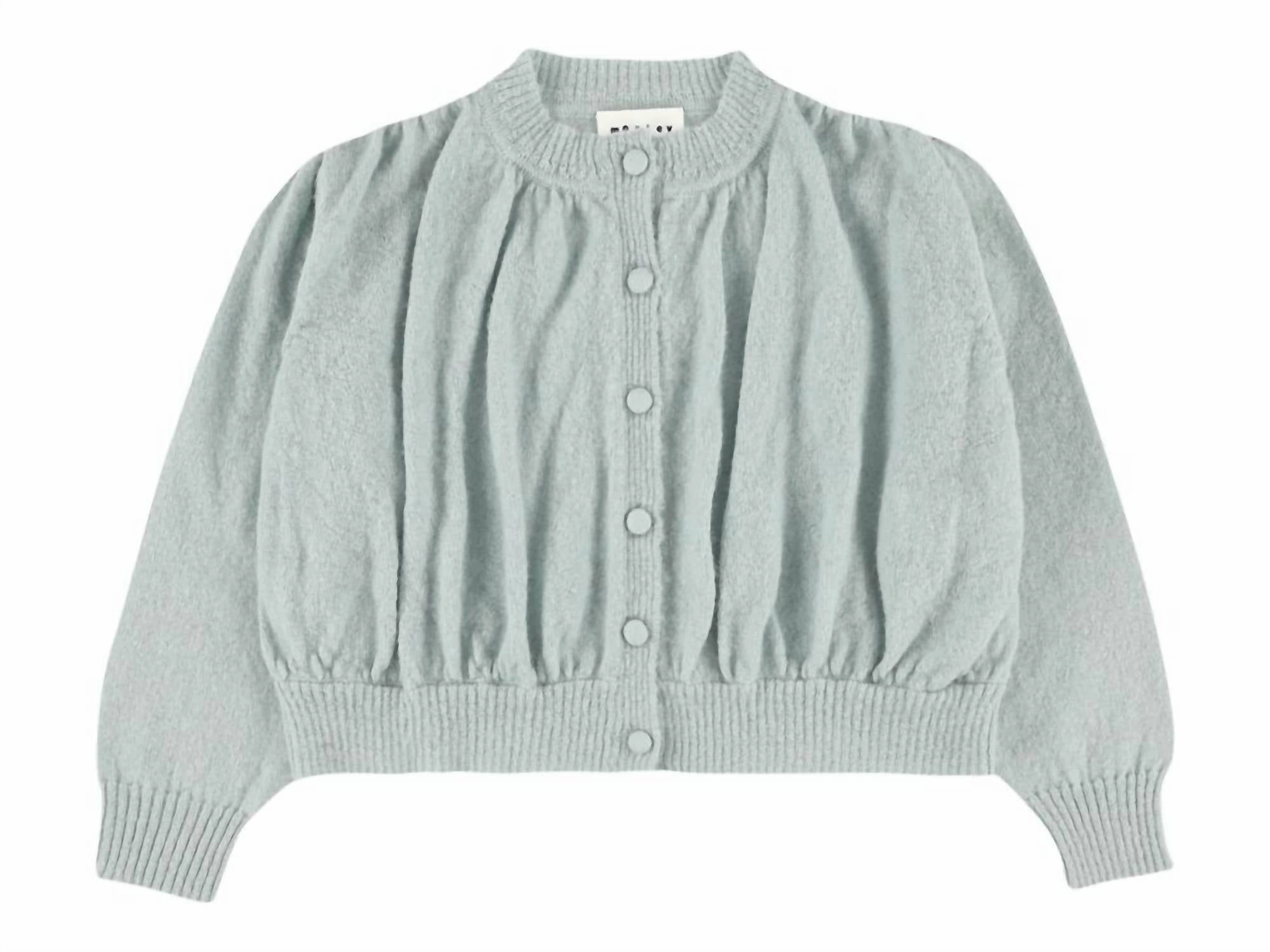 Warm Wear Kids Tibet Cardigan In Green