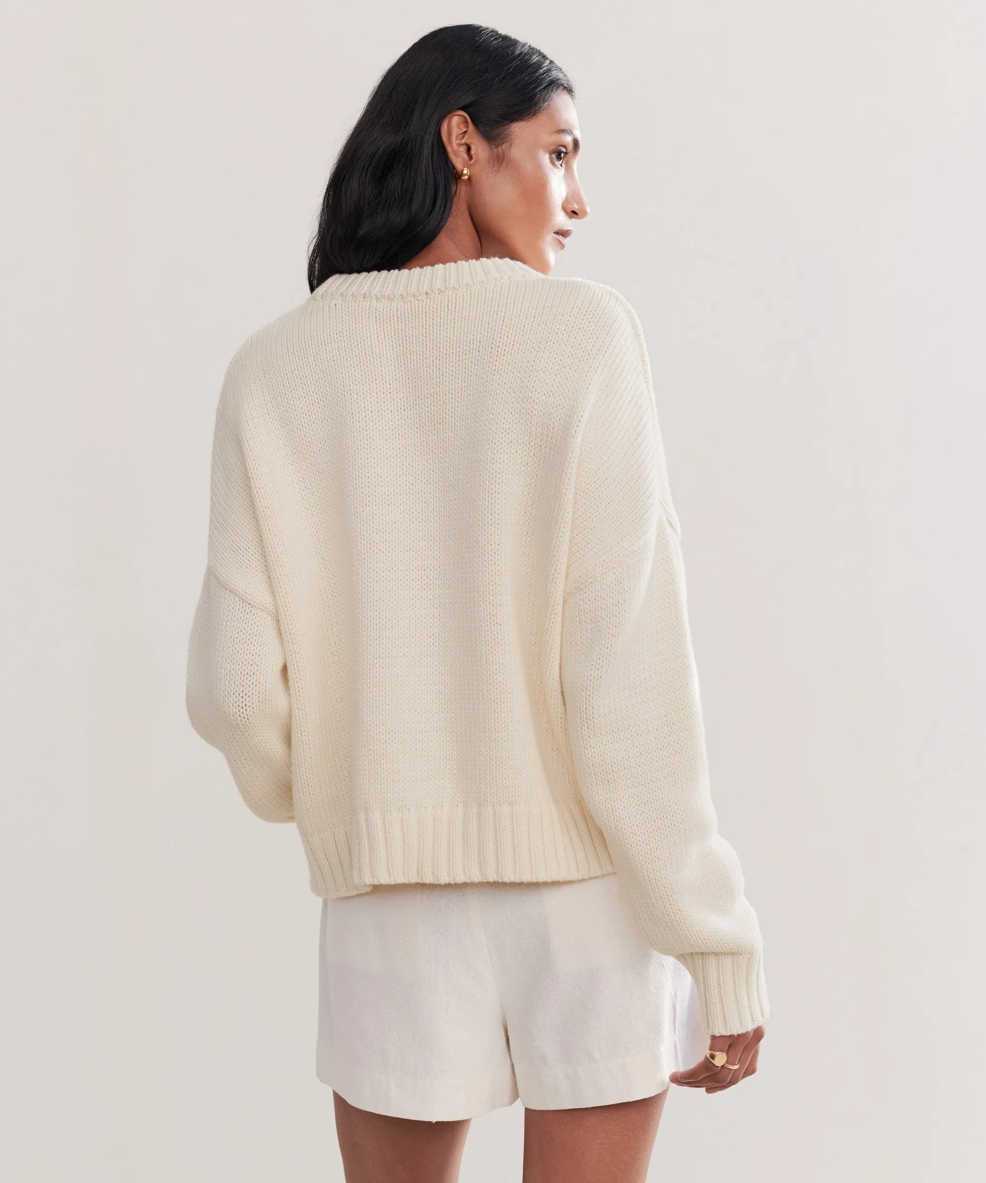 High Thread Count Relax time Chloe Crewneck