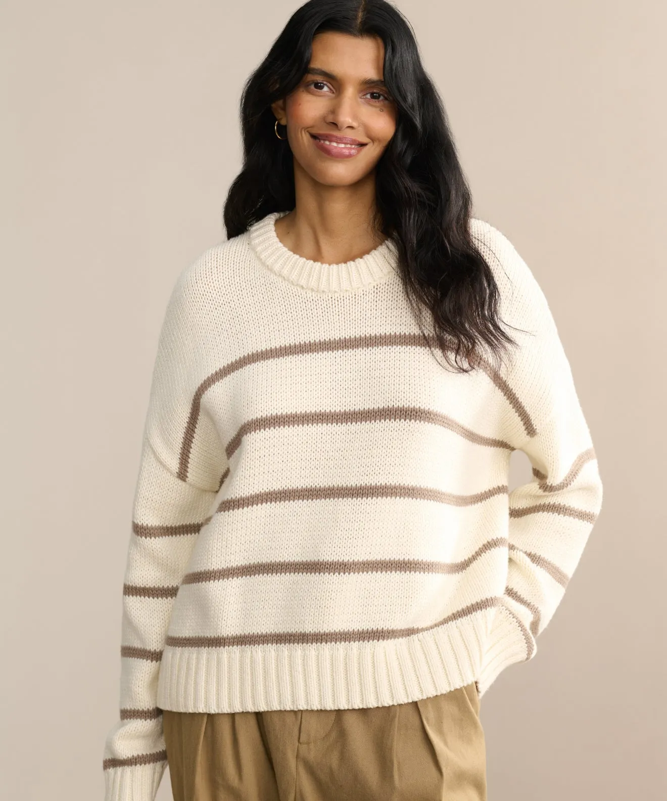 Rolled Cuffs Chloe Crewneck